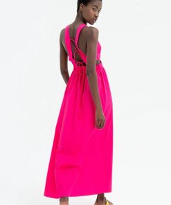 Donna FRACOMINA Abito | Long Tank Dress Fuxia