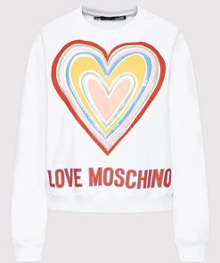 Donna LOVE MOSCHINO Felpa | Felpa Optical White