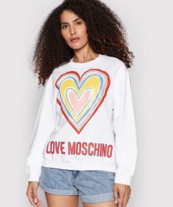 Donna LOVE MOSCHINO Felpa | Felpa Optical White