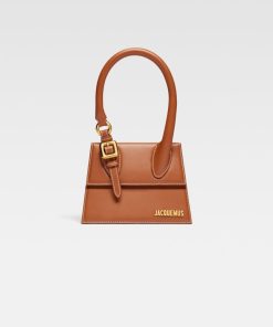 Donna JACQUEMUS Borsa | Le Chiquito Moyen Boucle Light Brown