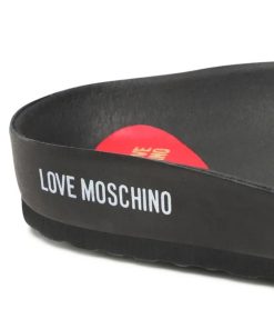 Donna LOVE MOSCHINO Ciabatta | Sabotd.Birki30 Black