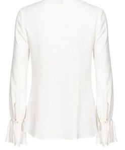 Donna PINKO Camicia | Camicia Bianco-Gelato Vaniglia