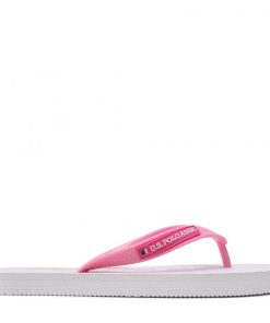 Donna U.S. POLO ASSN Infradito | Infradito White/Pink