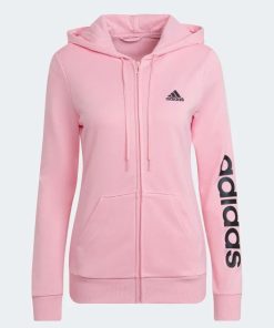 Donna ADIDAS Felpa | W Lin Ft Fz Hd