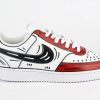 Donna NIKE Sneakers | Court Vision Bianco Rosso