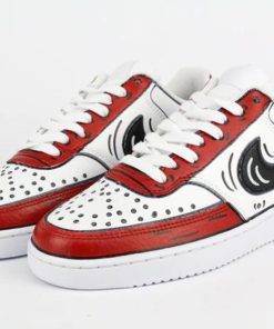 Donna NIKE Sneakers | Court Vision Bianco Rosso