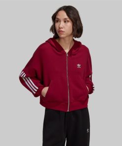 Donna ADIDAS ORIGINALS Felpa | Zip Hoodie Bordeaux