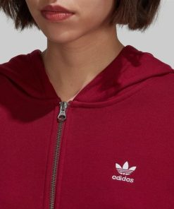 Donna ADIDAS ORIGINALS Felpa | Zip Hoodie Bordeaux