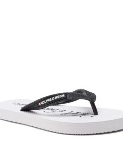 Donna U.S. POLO ASSN Infradito | Infradito White/Black