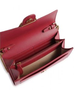 Donna PINKO Borsa | Borsa Dark Red-Antique Gold