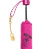 Donna MOSCHINO Ombrello | Logo Allover Supermini Fucsia