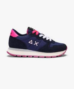 Donna SUN68 Sneakers | Ally Nylon Solid Navy Blue