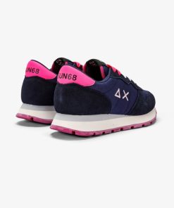 Donna SUN68 Sneakers | Ally Nylon Solid Navy Blue