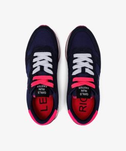 Donna SUN68 Sneakers | Ally Nylon Solid Navy Blue