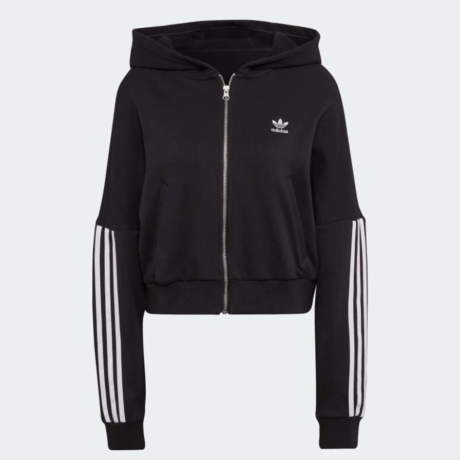 Donna ADIDAS ORIGINALS Felpa | Zip Hoodie Nero