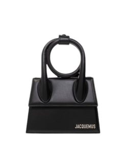 Donna JACQUEMUS Borsa | Le Chiquito Noeud Black Silver