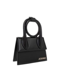 Donna JACQUEMUS Borsa | Le Chiquito Noeud Black Silver