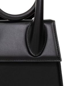 Donna JACQUEMUS Borsa | Le Chiquito Noeud Black Silver