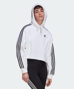 Donna ADIDAS ORIGINALS Felpa | Short Hoodie Bianco