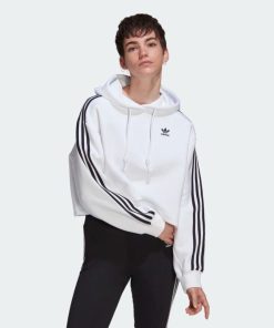 Donna ADIDAS ORIGINALS Felpa | Short Hoodie Bianco