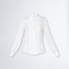 Donna LIU JO Camicia | Camicia Bianco Lana Logo