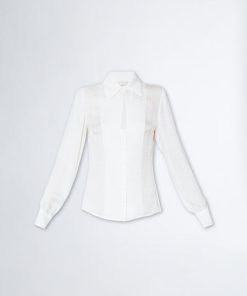 Donna LIU JO Camicia | Camicia Bianco Lana Logo