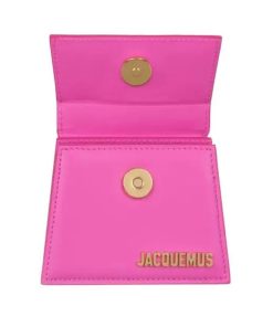 Donna JACQUEMUS Borsa | Le Chiquito. Mini Borsa A Mano In Pelle Firmata. Neon Pink