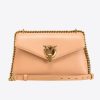 Donna PINKO Borsa | Borsa Tempesta Sabbia-Antique Gold