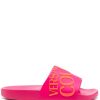 Donna VERSACE JEANS COUTURE Ciabatta | Ciabatta Hot Pink