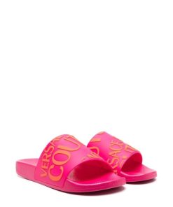 Donna VERSACE JEANS COUTURE Ciabatta | Ciabatta Hot Pink