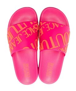 Donna VERSACE JEANS COUTURE Ciabatta | Ciabatta Hot Pink