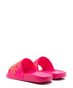 Donna VERSACE JEANS COUTURE Ciabatta | Ciabatta Hot Pink