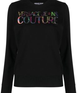 Donna VERSACE JEANS COUTURE Felpa | Felpa Black