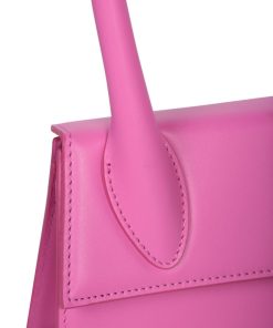 Donna JACQUEMUS Borsa | Le Chiquito Moyen Neon Pink