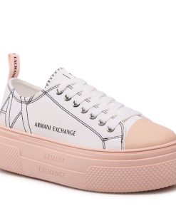 Donna ARMANI EXCHANGE Sneakers | Sneakers Optic White+Nude