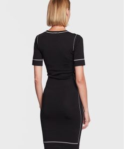 Donna FRACOMINA Abito | Knitted Mini Dress Black