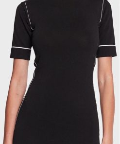 Donna FRACOMINA Abito | Knitted Mini Dress Black