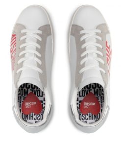 Donna LOVE MOSCHINO Sneakers | Sneakers Bianco-Argento