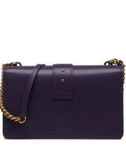 Donna PINKO Borsa | Borsa Viola Uva-Antique Gold