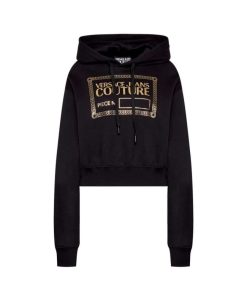 Donna VERSACE JEANS COUTURE Felpa | Sweatshirts Blackgold