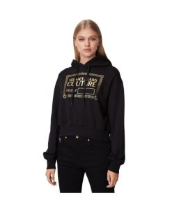 Donna VERSACE JEANS COUTURE Felpa | Sweatshirts Blackgold