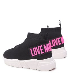 Donna LOVE MOSCHINO Sneakers | Sneakers Nero Fuxia