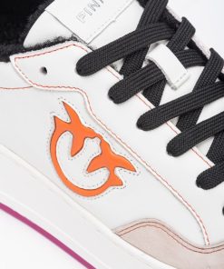 Donna PINKO Sneakers | Sneakers Off White/Arancio/Fuxia