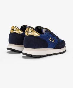 Donna SUN68 Sneakers | Ally Gold Navy Blue