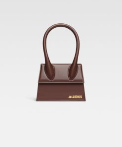 Donna JACQUEMUS Borsa | Le Chiquito Moyen Midnight Brown