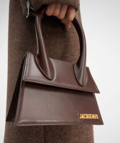 Donna JACQUEMUS Borsa | Le Chiquito Moyen Midnight Brown