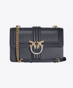 Donna PINKO Borsa | Borsa Nero-Antique Gold