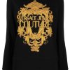 Donna VERSACE JEANS COUTURE Felpa | Sweatshirts Blackgold