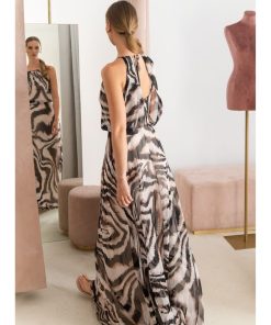 Donna FERRONE Abito | Abito Animal Print Moro F