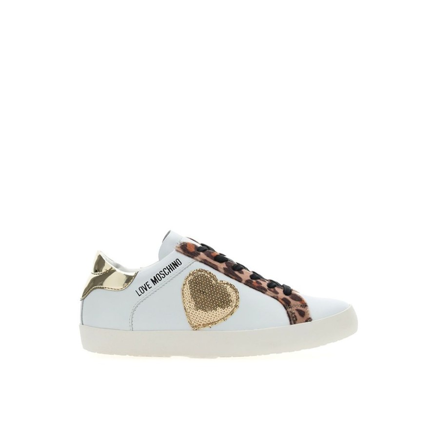 Donna LOVE MOSCHINO Sneakers | Sneakers Bian/Camm/Plat